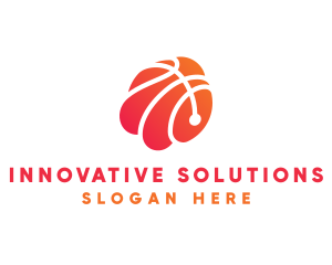 Basketball Sports Ball logo design