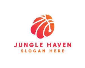 Basketball Sports Ball logo design