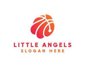 Basketball Sports Ball logo design