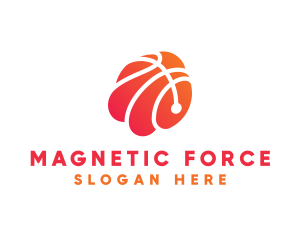 Basketball Sports Ball logo design