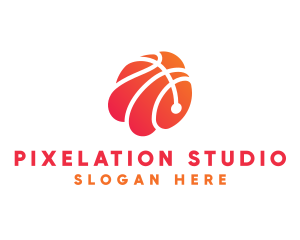 Basketball Sports Ball logo design