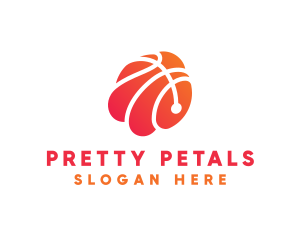 Basketball Sports Ball logo design