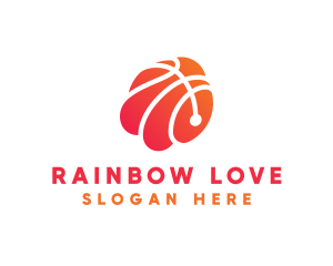 Basketball Sports Ball logo design