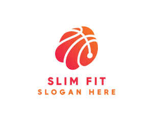 Basketball Sports Ball logo design