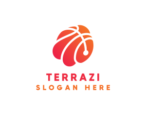 Basketball Sports Ball logo design