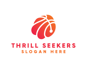 Basketball Sports Ball logo design