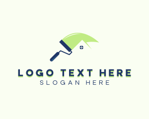 Eco Friendly Products - Paint Roller Painting logo design