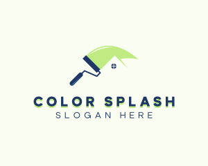 Painting - Paint Roller Painting logo design