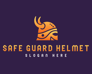 Helmet - Warrior Viking Helmet logo design