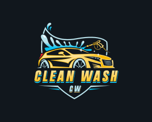 Clean Car Wash logo design