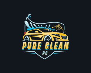 Clean Car Wash logo design