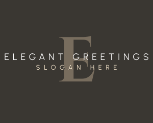 Elegant Business Agency logo design