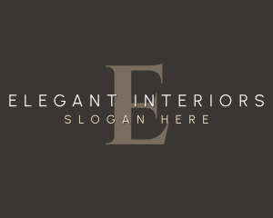 Elegant Business Agency logo design