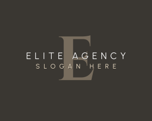 Elegant Business Agency logo design