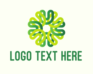 Eco - Nature Botanical Flower logo design
