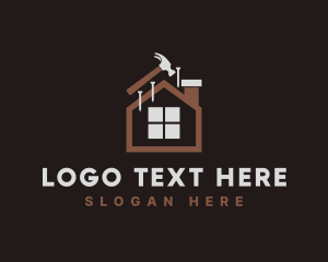 House Repair Maintenance logo design