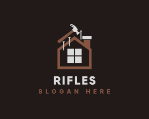 House Repair Maintenance Logo