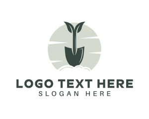 Field - Gardening Shovel Plant logo design