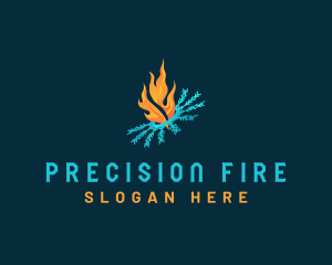 Fire Ice Thermal logo design