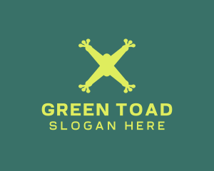 Toad - Frog Drone Propeller Letter S logo design