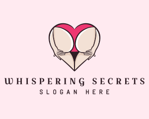 Intimate - Sexy Woman Bikini logo design