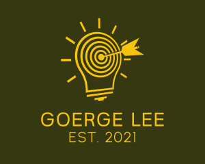 Electrical - Light Bulb Target logo design
