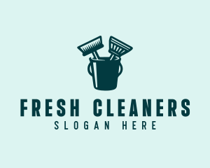 Janitorial Sanitation Cleaner logo design