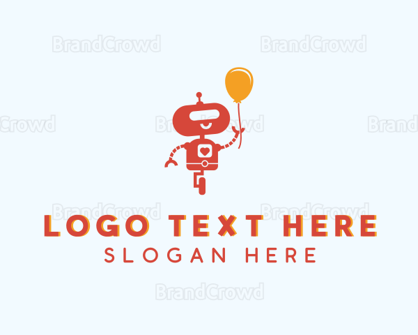 Balloon Toy Robot Logo