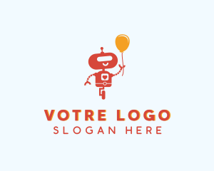 Balloon Toy Robot  Logo