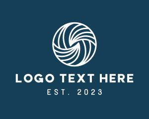 Minimalist - Spiral Wave Letter S logo design