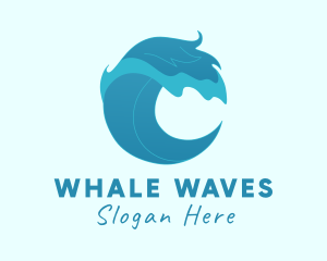 Summer Beach Wave logo design