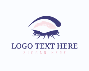 Eyeliner - Lashes Model Beauty logo design