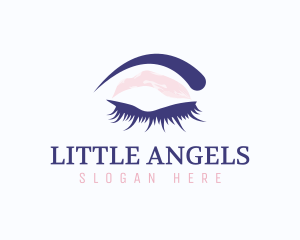 Lashes Model Beauty Logo