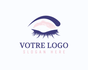 Beautiful - Lashes Model Beauty logo design