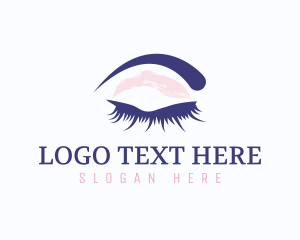 Pretty - Lashes Model Beauty logo design