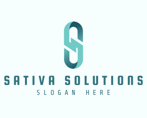 Digital Startup Letter S logo design