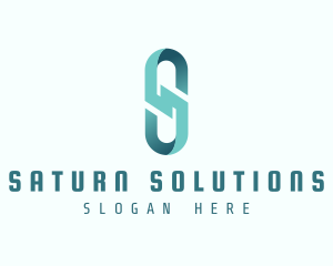 Digital Startup Letter S logo design