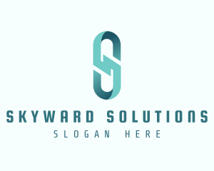 Digital Startup Letter S logo design