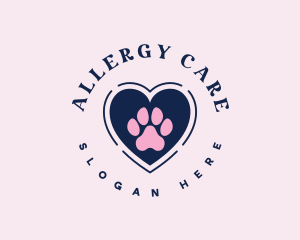 Paw Heart Care logo design