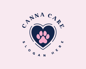 Paw Heart Care logo design