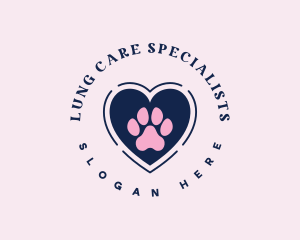 Paw Heart Care logo design