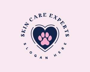 Paw Heart Care logo design