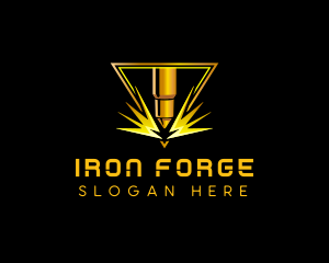 Ironwork - Laser Ironwork Fabrication logo design