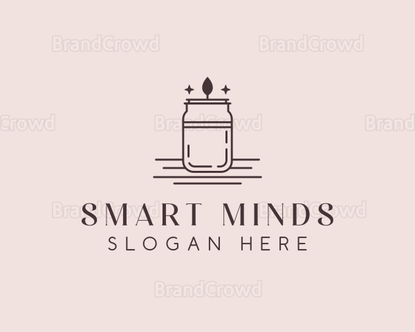 Scented Candle Jar Logo