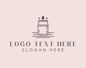 Scented Candle Jar Logo