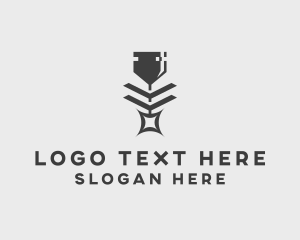 Drill - Mechanical Laser Machinery logo design