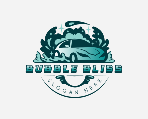 Bubbles - Bubble Car Wash logo design