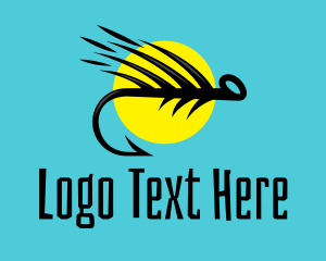 Tropical Fishing Hook Logo