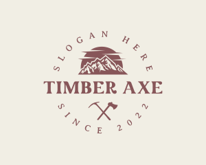 Mountain Hiking Summit logo design