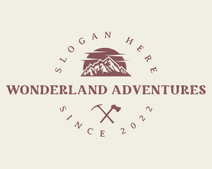 Mountain Hiking Summit logo design